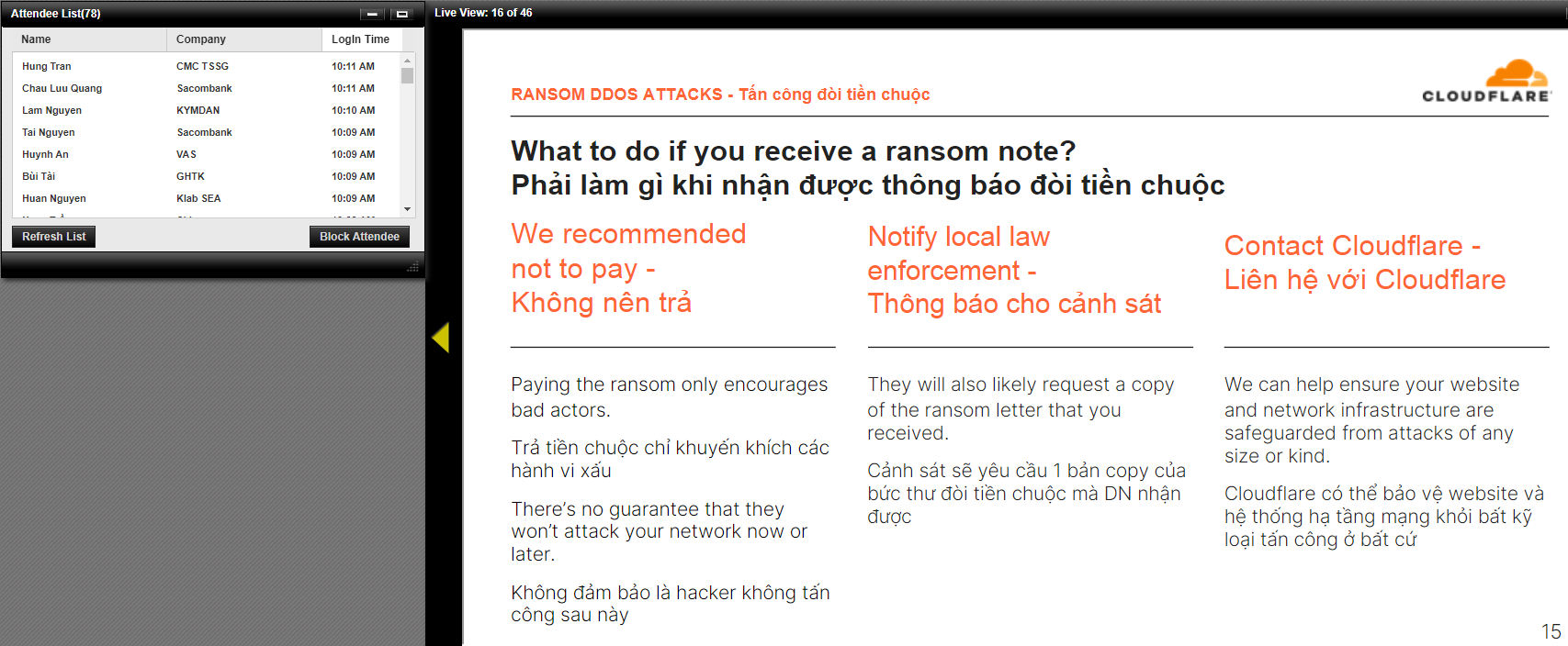 Xu thế tấn công DDoS và cách phòng thủ cho Doanh nghiệp Việt